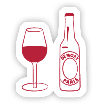 stickers alcool blanc ombre